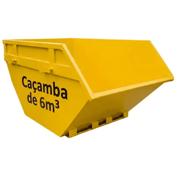 Caçamba de 6m³