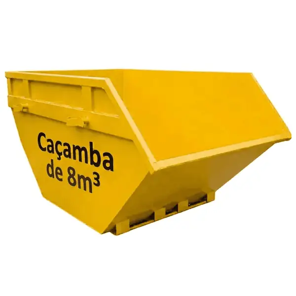 Caçamba de 8m³